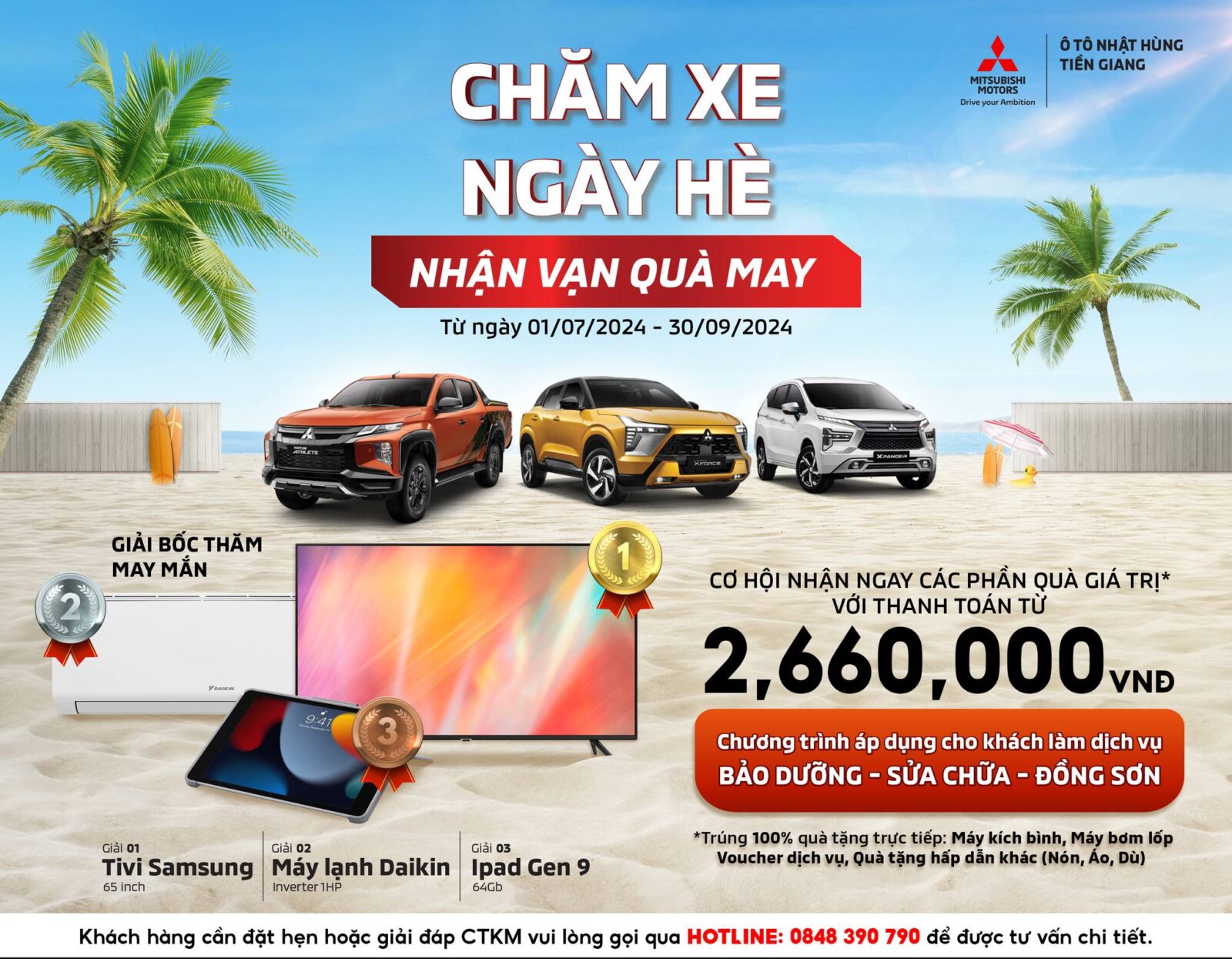 449755646 431524399872169 3215667234569887990 n CHĂM XE NGÀY HÈ - NHẬN VẠN QUÀ MAY CÙNG MITSUBISHI TIỀN GIANG