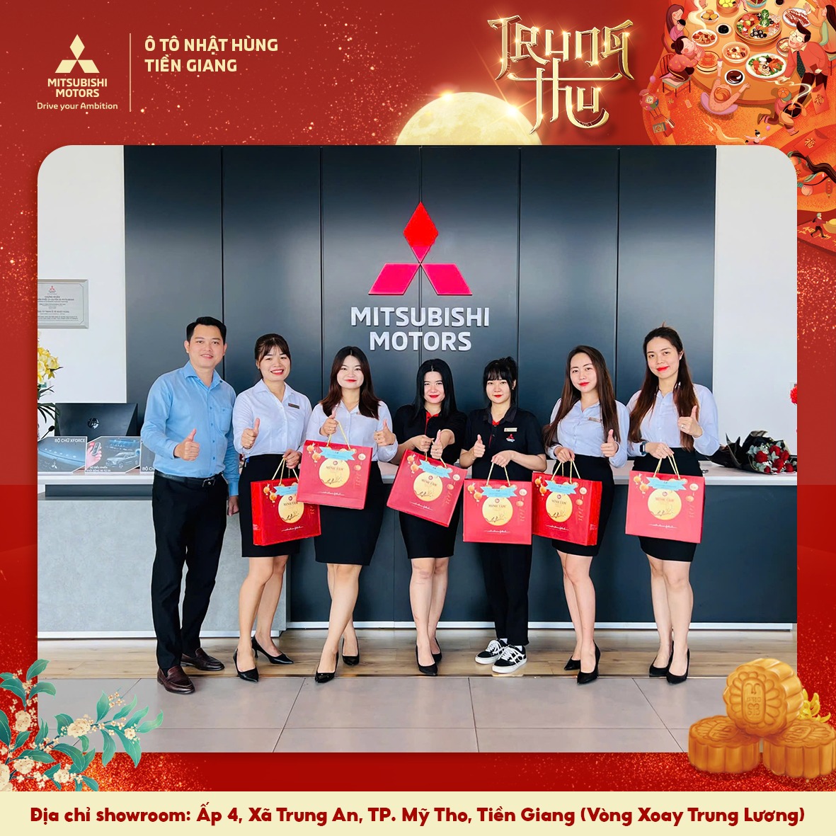 459144886 493950036726644 5710947293060355099 n TRUNG THU LÀ TẾT ĐOÀN VIÊN TẶNG QUÀ TẠI MITSUBISHI TIỀN GIANG