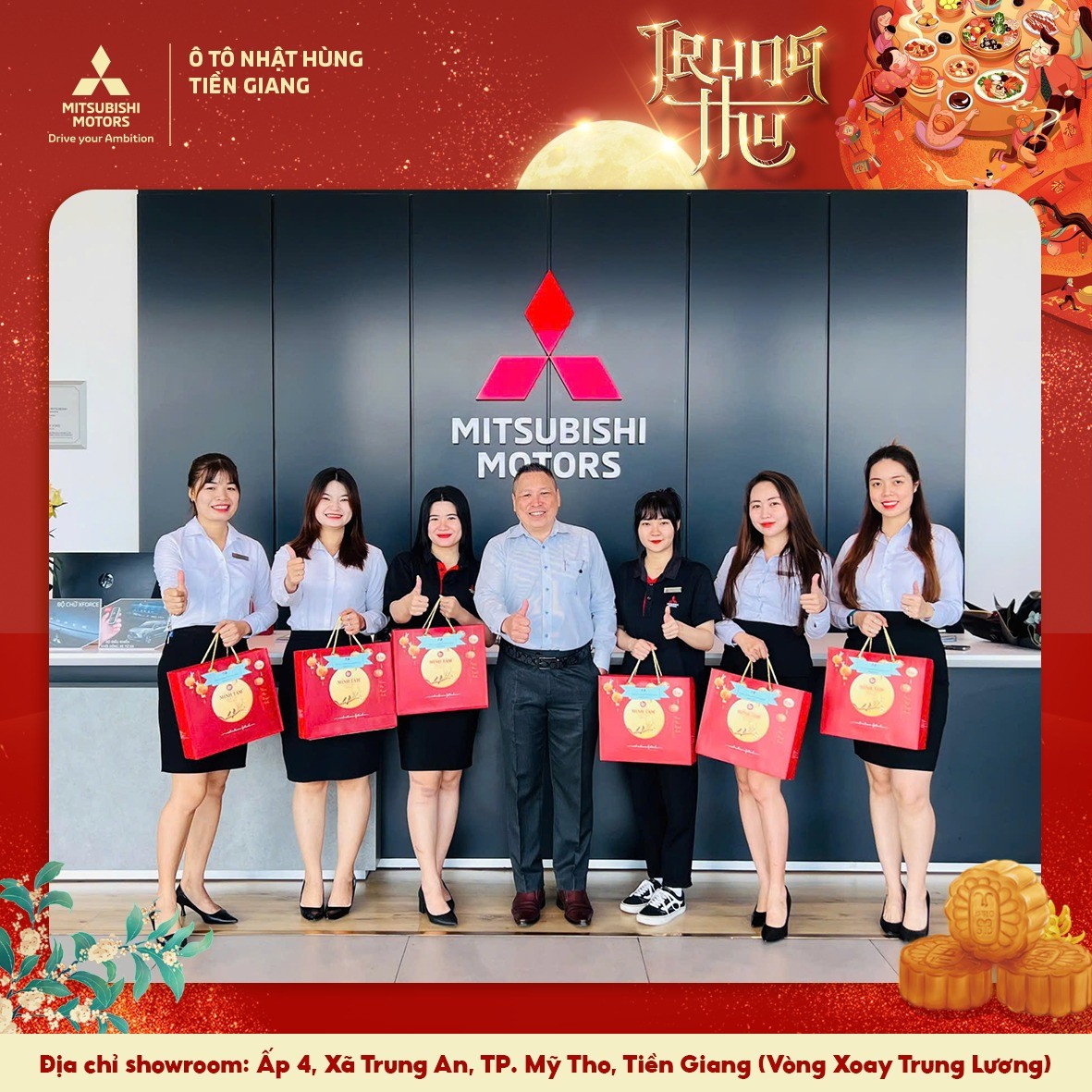 459200374 493949866726661 3853322730990487931 n TRUNG THU LÀ TẾT ĐOÀN VIÊN TẶNG QUÀ TẠI MITSUBISHI TIỀN GIANG