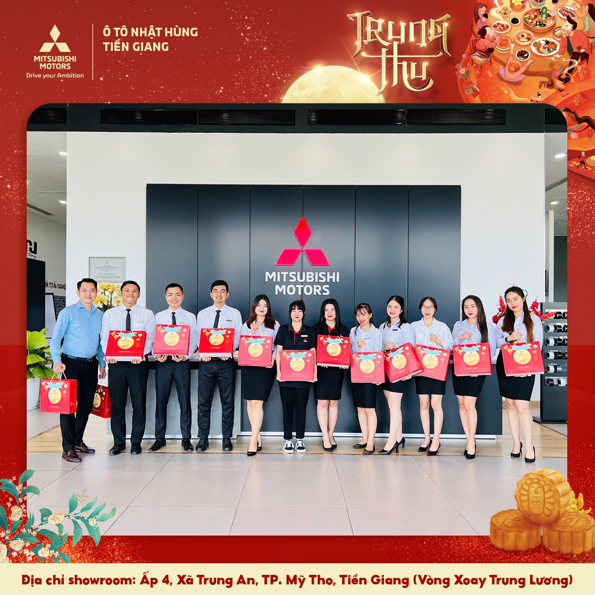 459340467 493949943393320 4033471208519106610 n TRUNG THU LÀ TẾT ĐOÀN VIÊN TẶNG QUÀ TẠI MITSUBISHI TIỀN GIANG