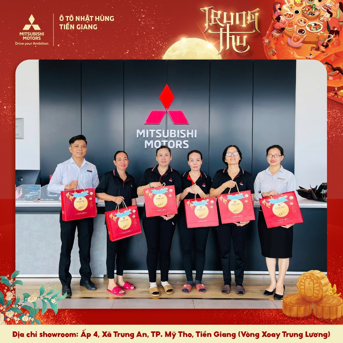 459429546 493949870059994 3679910926298934538 n TRUNG THU LÀ TẾT ĐOÀN VIÊN TẶNG QUÀ TẠI MITSUBISHI TIỀN GIANG